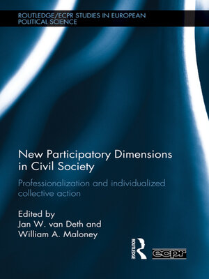 cover image of New Participatory Dimensions in Civil Society